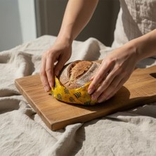 Orevio Balmumu Bezleri; Bal Mumu Sarma, Tekrar Kullanılabilir Bal Mumu Sargı Bezi, 100 x 33 cm Balmumu Kağıdı, Sürdürülebilir Çevre Dostu