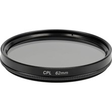 Store 62MM Cpl Polarize Filtre – Dairesel Polarizasyon Filtresi, Yansıma Önleyici, Canlı Renkler ile Uyumlu