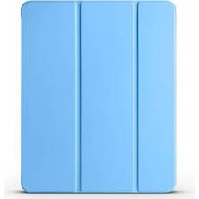 Orevio iPad Air 11 2025 M3 Mrsa Smart Cover Kalem Bölmeli Standlı 1-1 Kılıf - Mavi