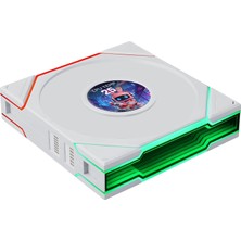 Store Unı Fan Tl LCD Flex Kablosuz, Argb ve LCD Ekranlı - Reverse Blade Ters Kanatlı 120MM, Beyaz