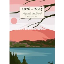 Orevio Öğretmen Seyir Defteri, A4 Format, Haftalık Ajanda ve Not Çizelgesi, Japonya Fuji Dağı Kapak