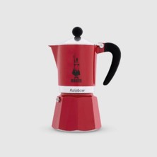 Bialetti Rainbow Moka Pot 1 Cup Kırmızı