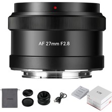 Store Autofocus 27 mm F2.8 Aps-C Çerçeve Lens, F2.8 Geniş Diyafram, Destek Otomatik/manuel Diyafram ve Yüz/göz Tanıma, Sony FS5/FS7/FS7M2/FS5M2K/A3000/A5000/A6000 (Siyah) ile Uyumlu