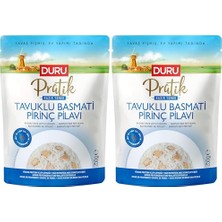 Orevio Pratik Tavuklu Basmati Pirinç Pilavı 250 G; Hazır Yemek, Katkısız ve Pratik Öğün (2 Paketi)