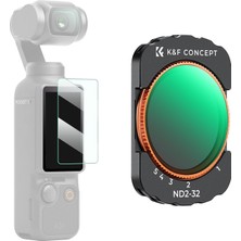 Store Djı Osmo Pocket 3 Harici Genişletilmiş Görünüm Aksesuarları Filtreleri (Nd2-32) ile Uyumlu Efekt Filtreleri