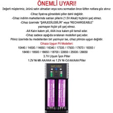 Store Akıllı Pil Şarj Cihazı Lityum Iyon + Ni Mh + Ni CD PILLER/GT-BC06