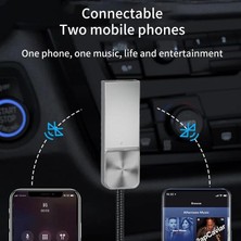 Store MT06 Mikrofonlu Araç Bluetooth 5.1 Kiti Herhangi Bir Kulaklık Aux Çıkışını Kablosuz Bağlantı Yapar