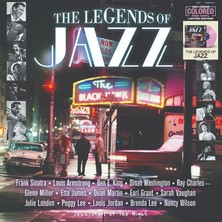 Store The Legends Of Jazz Pembe Renkli Plak Vinyl Lp Frank Sinatra, Louis Armstrong, Ray Charles, Etta James ve Daha Fazlası