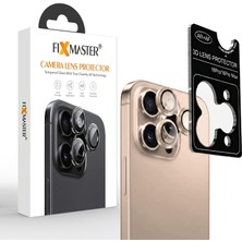 Store iphone 16 Pro - 16 Pro Max Uyumlu Kamera Lens Koruyucu, Çöl Titanyum, Orijinal Rengiyle Kusursuz Uyum, Darbe Emici, 9h Temperli Cam, Kolay Kurulum, Anti-Reflection Kaplama, Metal Çerçeve