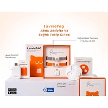 Store Lavvietag Kedi Aktivite Takip Cihazı, Tarayıcı Dahil, 30 Gün Pil Ömrü, 5g Ağırlık