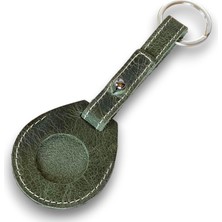 Store ® Mendoza - Hakiki Deri El Yapımı Airtag Kılıfı Anahtarlık | Minimalist Tasarım | Taşınabilir Koruyucu Airtag Tutucu