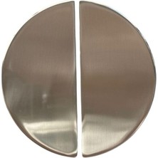 Orevio System 4716 Yarım Daire Kulp Oval Saten SSY4716 0016 Nb, 16 Mm, Tek Adet, Tek Ebat, Saten Renk