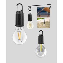Store Şarjlı Kancalı LED Lamba – Kamp, Balkon ve Acil Durum Işığı