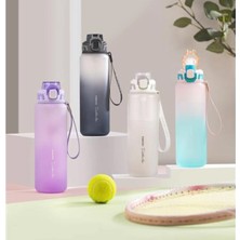 Pinkah Çıkarılabilir Pipetli Tritan Matara 1000 ml Sportif