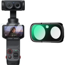 Store INSTA360 Luna Ultra ile Uyumlu Siyah Difüzyon 1/4 Filtre