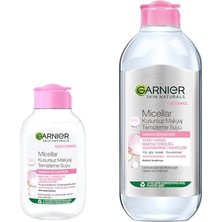 Orevio Skin Naturals Micellar Kusursuz Makyaj Temizleme Suyu 100 ml & Micellar Kusursuz Makyaj Temizleme Suyu 400 ml Cilt Bakım Seti