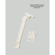 Store Pencere Cam Emniyet Kilidi Açılma Sınırlayıcı Set