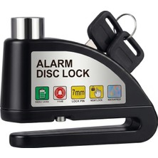 Store PC1505 Alarm Disk Kilidi Seti, Fren Kilidi, Hırsızlığa Karşı Su Geçirmez 110 Db 7 mm Pin 1,5 M Hatırlatma Kablosu Motosikletler Için Scooter Taşıma Çantası