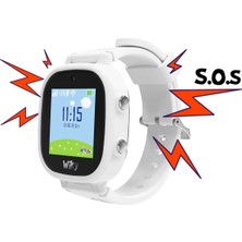 Store Watch 5e Esimli Akıllı Çocuk Saati Görüntülü ve Sesli Arama, Gps, Sos, Konum Takibi, Güvenli Liste, 112 Acil, Gorilla Glass Dokunmati Renkli Ekran (Tüm Operatörler Esım) (Beyaz)