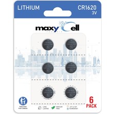Store CR1620 Lityum Para Hücresi Pil 3V Yüksek Kapasiteli Uzun Ömürlü Güvenilir Güç Saatler, Anahtarlıklar, Oyuncaklar, Hesap Makineleri, Tıbbi Cihazlar, Termometreler, Sızdırmaz DL1620 ECR1620 (6