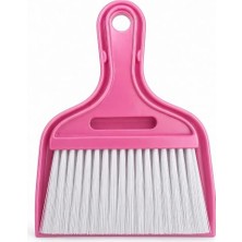 Orevio Mini Fırçalı Faraş Seti Masaüstü ve Araba Temizlik Seti, Pembe, Ergonomik Tasarım, Pratik Kullanım, Masaüstü Temizlik, Araba Temizliği, Mini Boy