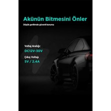 Store Park Modu Kablosu Type-C Akü Sigorta Bağlantı Kablosu Araç Içi Kamera Tüm Kameralara Uyumlu