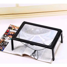 Store Yaşlılar Için A4 Boyutu Masa Tipi Işıklı Okuma Büyüteç TH275205B
