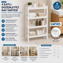 Store Rafty 4 Katlı Sepet Organizer Düzenleyici Raf Ünitesi 465X145X690MM