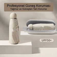 Parmend Life Özel Kılıflı Krem Şemsiye (Kapsül Şemsiye)