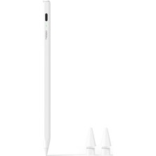 Orevio Pencil Air8 For Apple iPad 2018-2025; (20H Pil Ömrü), 2 Dakika Hızlı Şarj, Yüksek Hassasiyetli Stylus Kalem iPad 11 A16/10/9/8/7/6. Nesil, Pro 12.9/11/13 Inç M4, Air 3/4/5/m2/m3 (Beyaz)