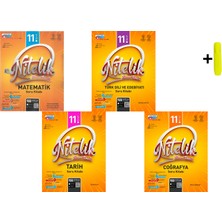 Nitelik Yayınları Nitelik 11. Sınıf Eşit Ağırlık Tüm Dersler Maarif Soru Kitabı Seti 4 Kitap