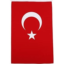 Orevio Türk Bayrağı Alpaka Kumaş 100X150CM. (Kırmızı / 100 x 150 Cm)