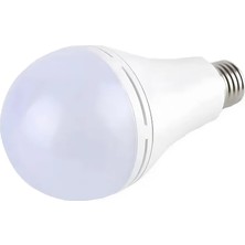 Store Elektrik Kesintisinde Yanan Şarjlı LED Ampul E27 6500K Güçlü Işık
