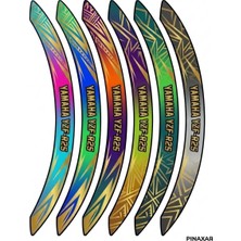 PINAXAR Motosiklet Jant Sticker 3D YAMAHA-YZF25 Jant Şeridi Jant Aksesuarı 12'li Set
