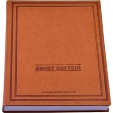 Gülpaş Senet Defteri Ciltli 200 Yaprak 20X28 cm Ticari Kayıt Takibi