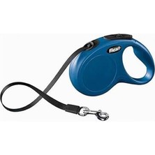 Store New Classic Otomatik Şerit Köpek Gezdirme Tasması Xsmall 3 mt Mavi