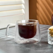 Orevio Lineo Short Çift Cidarlı Kupa, 200 ml