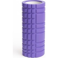 Orevio Sunyoga Foam Roller Masaj Rulosu; Yoga, Pilates, Fitness ve Fizyoterapi Için Eva Köpük Masaj Aleti (33X14 Cm) (Mor)