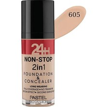 Store 24H Non Stop 2in1 Foundation & Concealer - No: 605 Sand