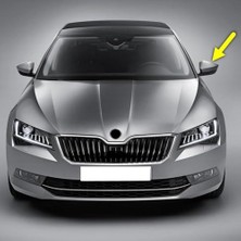 Orevio Sol Dış Dikiz Aynası Üst Kapağı 3V0857537A Skoda Superb 3 ile Uyumlu 2015-2019