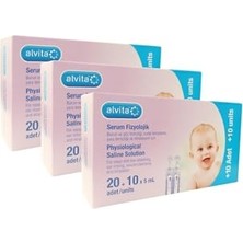 Orevio Serum Fizyolojik, 30 Flakon 5 Ml, 3 Kutu