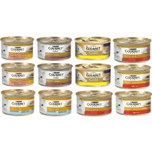 Orevio Pro Plan Gourmet Gold Karışık Kedi Konserve Set 12 Adet