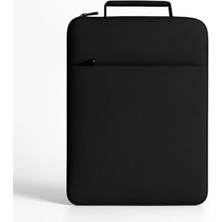 Orevio iPad Air 6 13" 2024 Uyumlu 12 9 Inç Kılıf Çantası, Siyah, Siyah