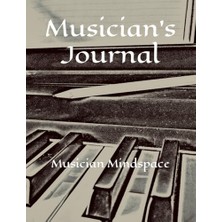 Orevio Müzisyen Günlüğü, Şarkı Sözleri ve Müzik Besteleri Için Çizgili ve Porte Kâğıtlı Defter