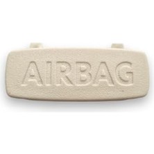 Orevio Hava Yastığı Airbag Yazı Kapağı Bej 1K0853437B Vw Golf Plus ile Uyumlu 2005-2010