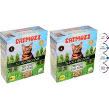 Orevio Doğal Organik Çam Peleti Kedi Kumu, 10 L x 2 Adet