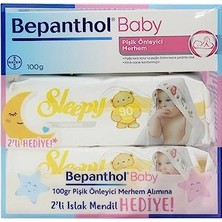 Orevio Bebek Pişik Önleyici Merhem 100 G + 2 Paket Islak Havlu 90'lı Hediye, BPT8699546370597