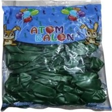Atom Balon Atom Metalik Koyu Yeşil 100'LÜ