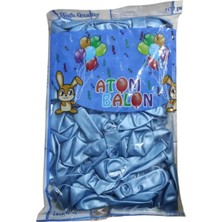11 Inç Iç Mekan Mavi Atom Balon Parti Balonu