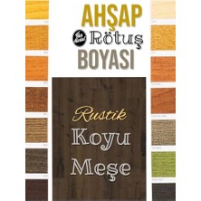 Orevio Ahşap Rötuş Boyası; Rustik Meşe, 25 Ml, Fırçalı Cam Şişede Mobilya Masa Sehpa Çizik Onarıcı Woodcolor